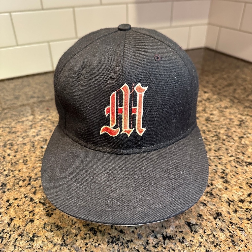 Miami Hurricanes Roxxi Royal Grip Pro Model Fitted Hat 7 1/4 Vintage Made USA